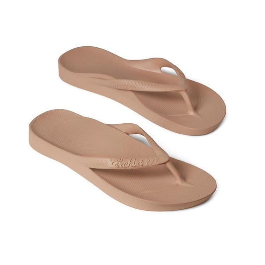Archies Khaki Arch Support Thongs –